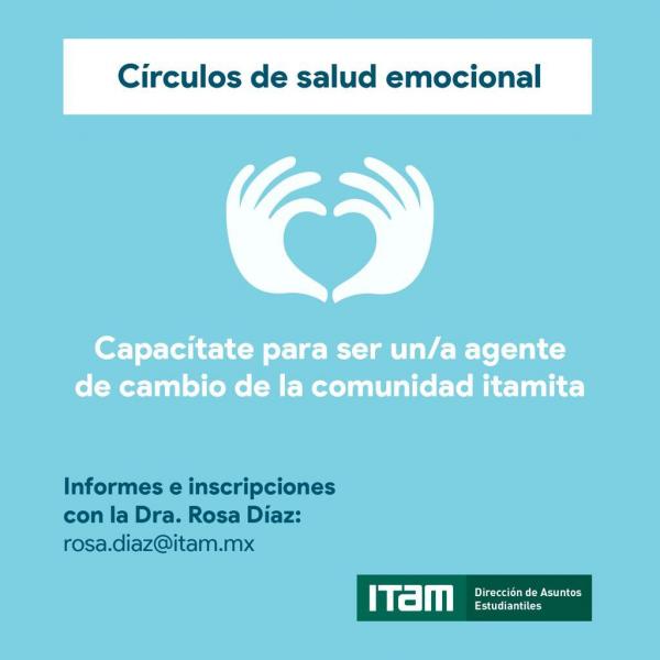 Póster Círculos de salud emocional 
